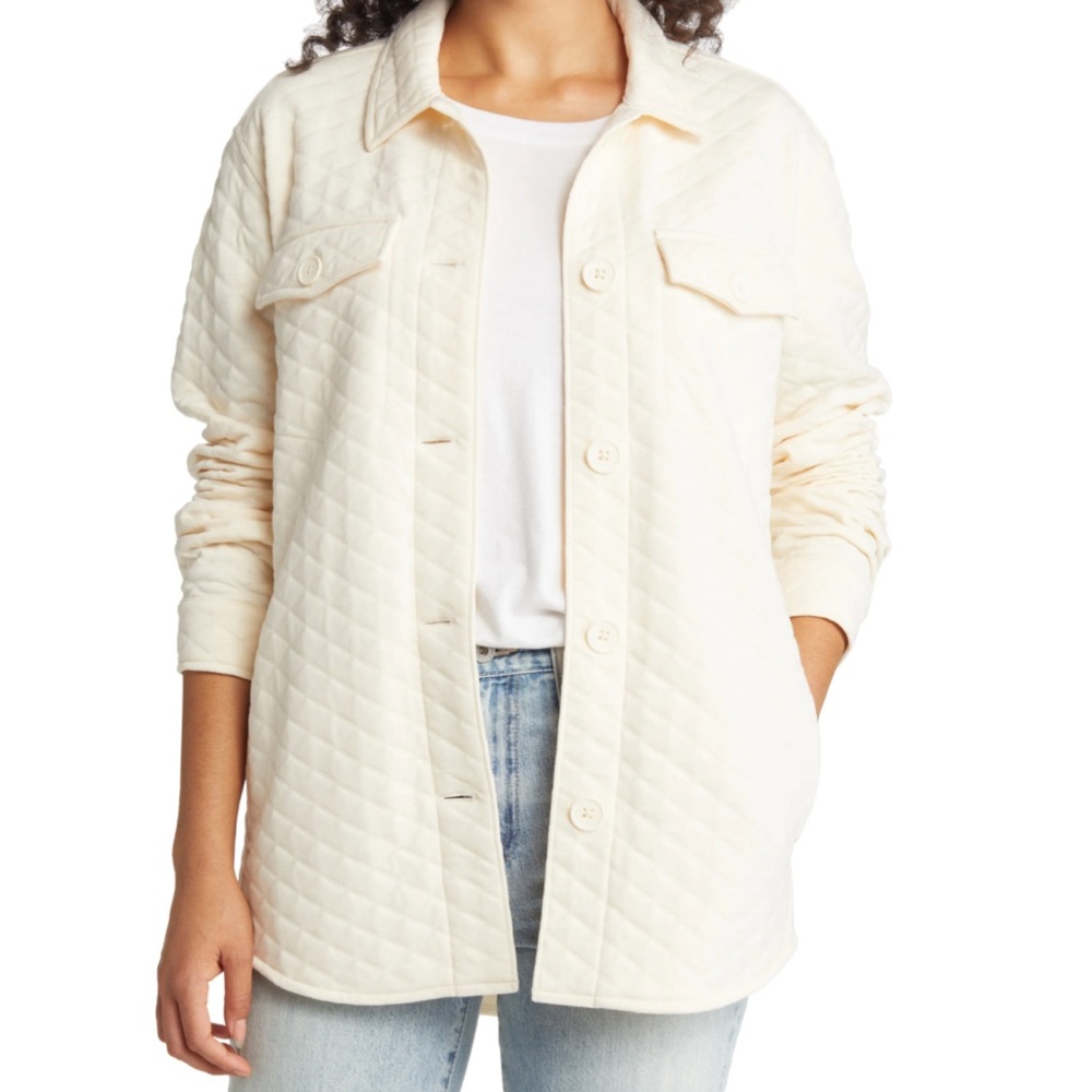 Quilted Jacquard Field Jacket